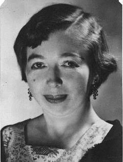 Early picture of author Rosemary Sutcliff
